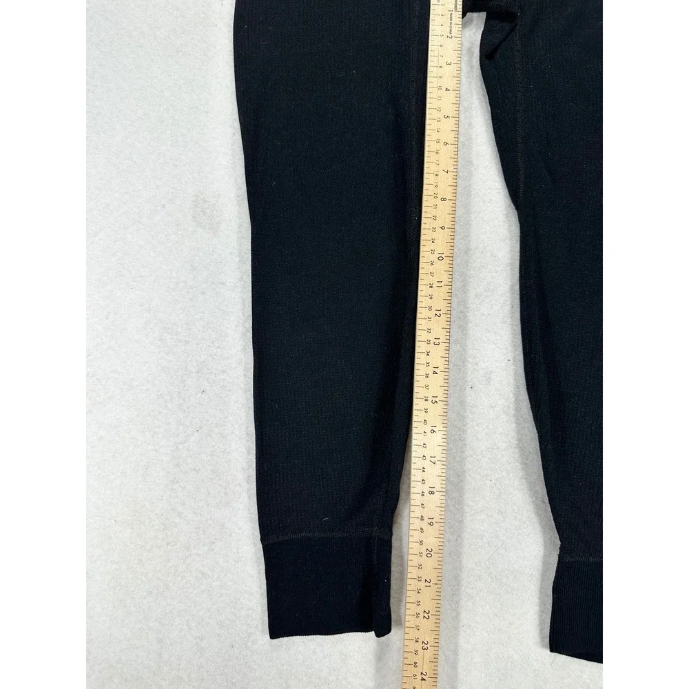 Harley-Davidson Mens Black Thermal Base Layer Pants X-Static Waffle Knit Medium